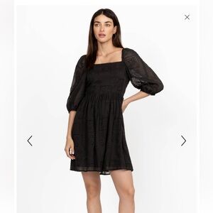 Johnny Was Jade Black Lace Dress XL NWT RT $388